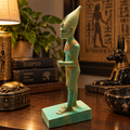 Figura de Osiris en Turquesa y Oro – El Dios de la Vida y la Resurrección