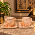 Juego de Tazas de Té Egipcias – La Elegancia del Antiguo Egipto