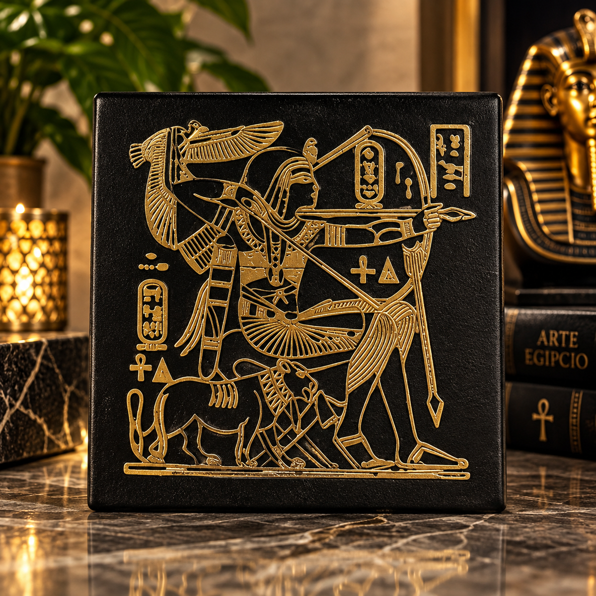 Libreta Artesanal en Cuero de Camello – Arte y Tradición Egipcia