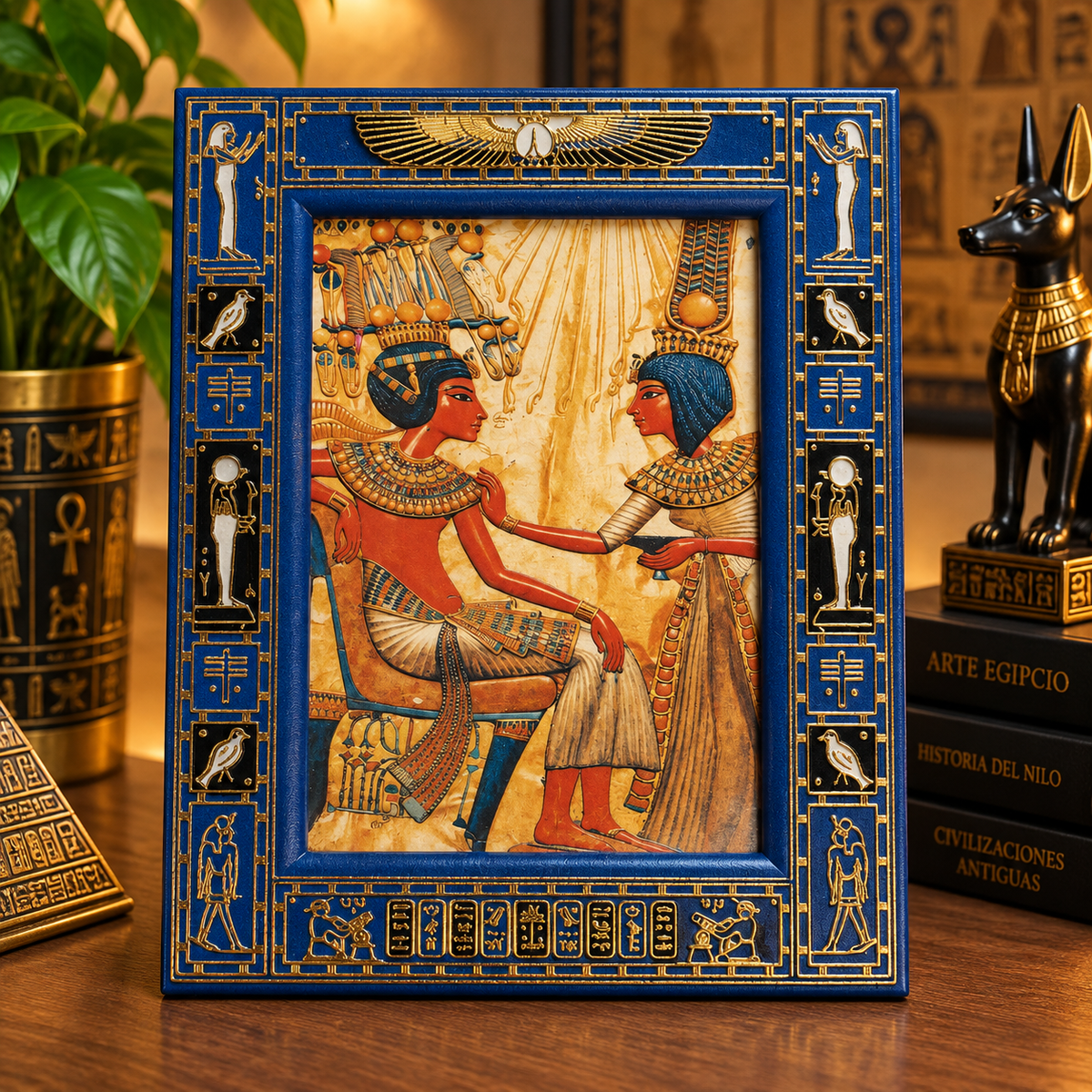 Portarretrato Egipcio – Elegancia y Arte del Antiguo Egipto