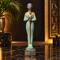 Estatua del Dios Ptah en Marfil Envejecido – El Gran Arquitecto y Creador Divino