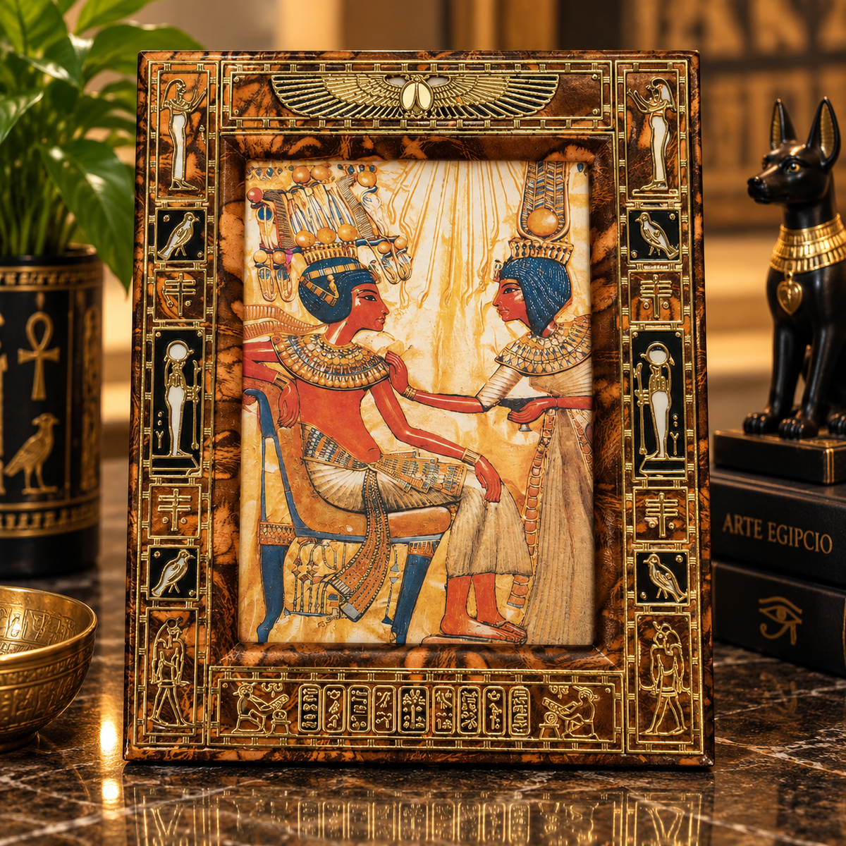 Portarretrato Egipcio – Elegancia y Arte del Antiguo Egipto