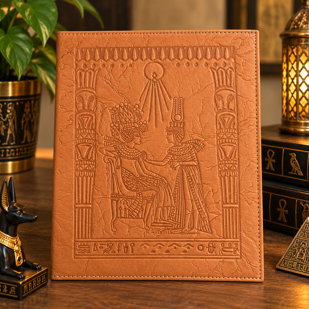 Libreta de Cuero de Camello – El Legado de los Faraones