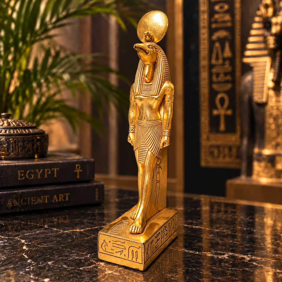 Estatua del Dios Thot – Señor de la Sabiduría y la Escritura