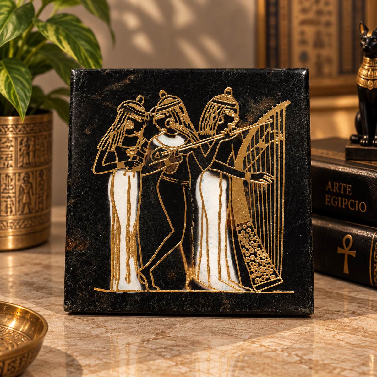 Libreta Artesanal en Cuero de Camello – Arte y Tradición Egipcia