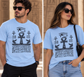 Camiseta Unisex de Algodón – Estela Jeroglífica y Llave de la Vida (Ankh)