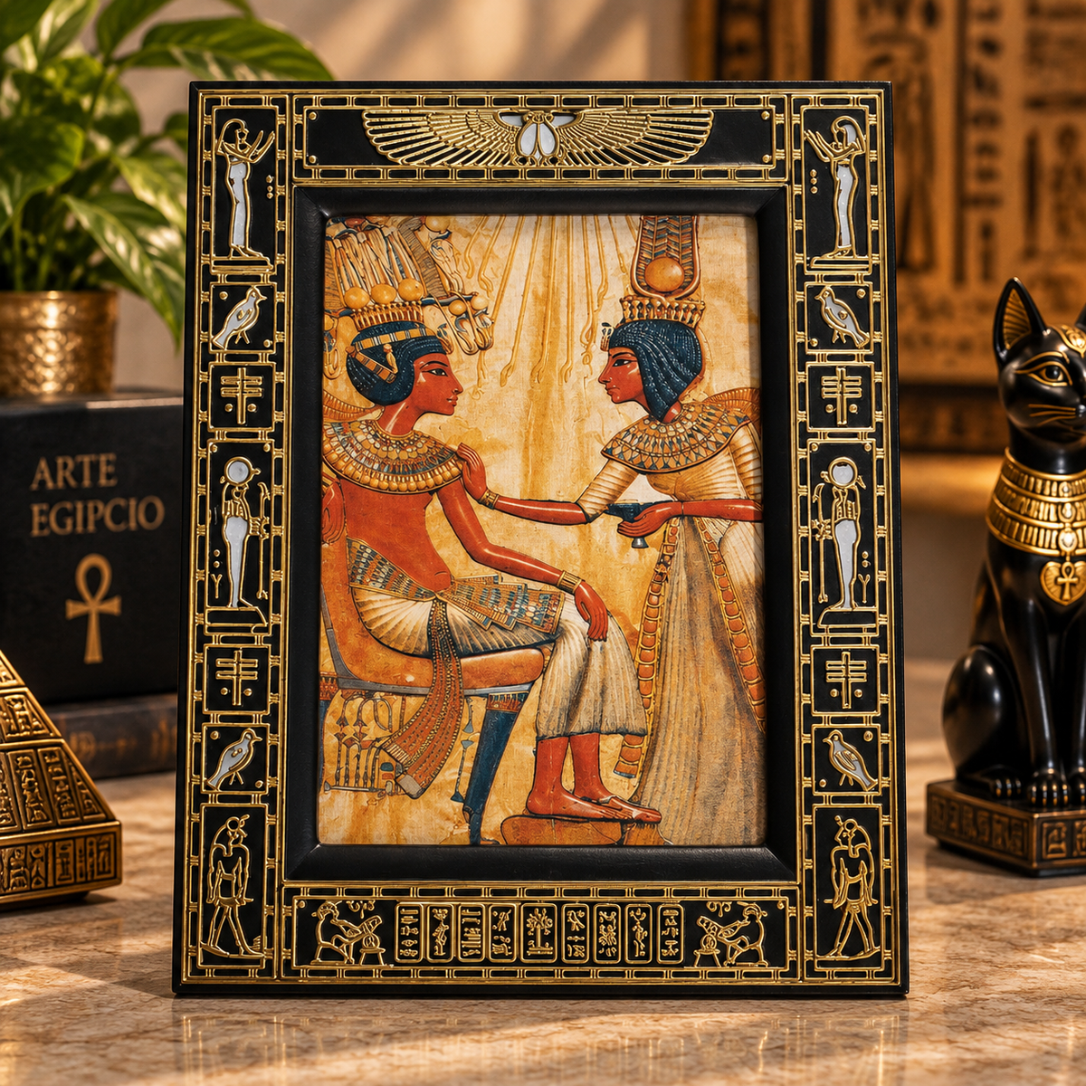 Portarretrato Egipcio – Elegancia y Arte del Antiguo Egipto