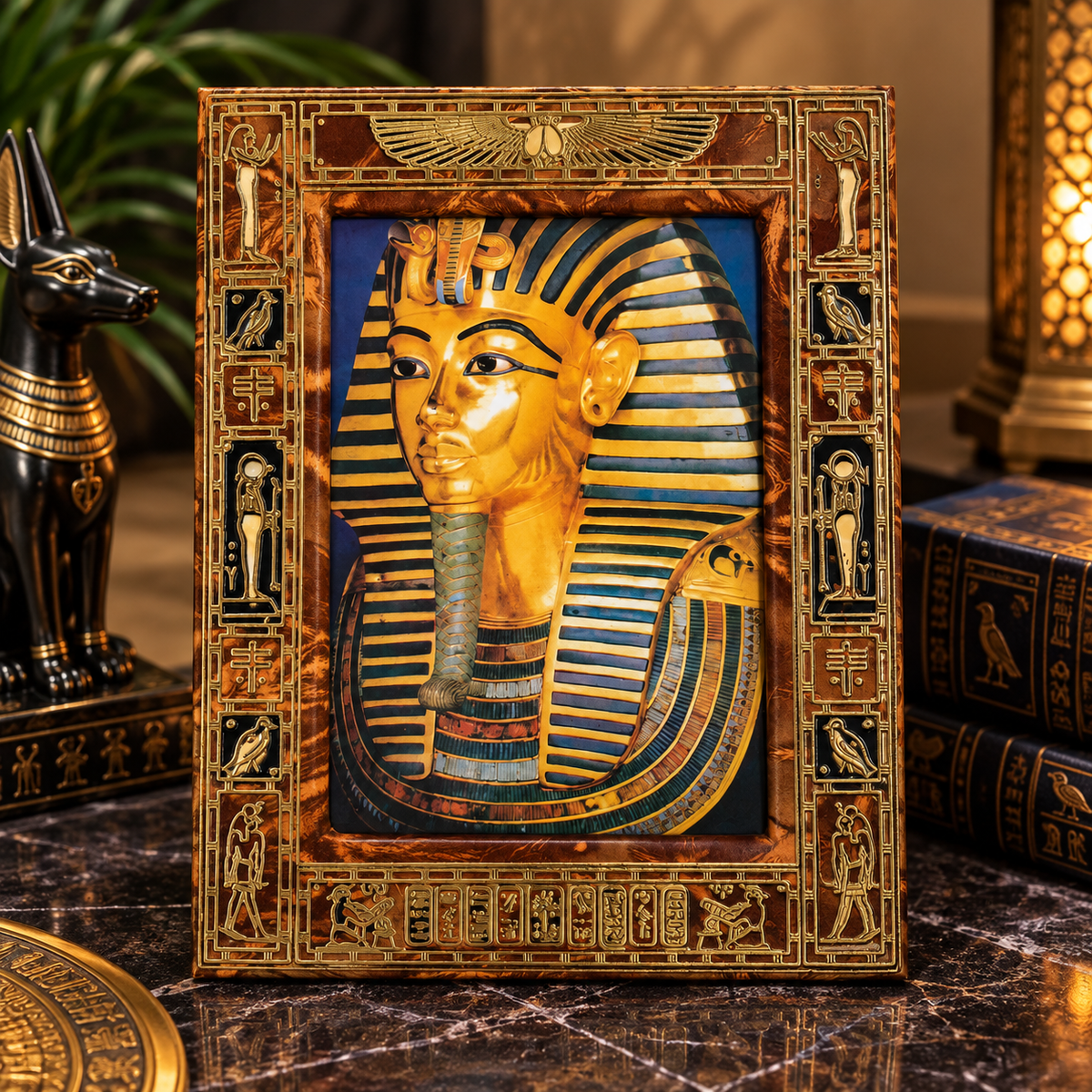Portarretrato Egipcio – Elegancia y Arte del Antiguo Egipto