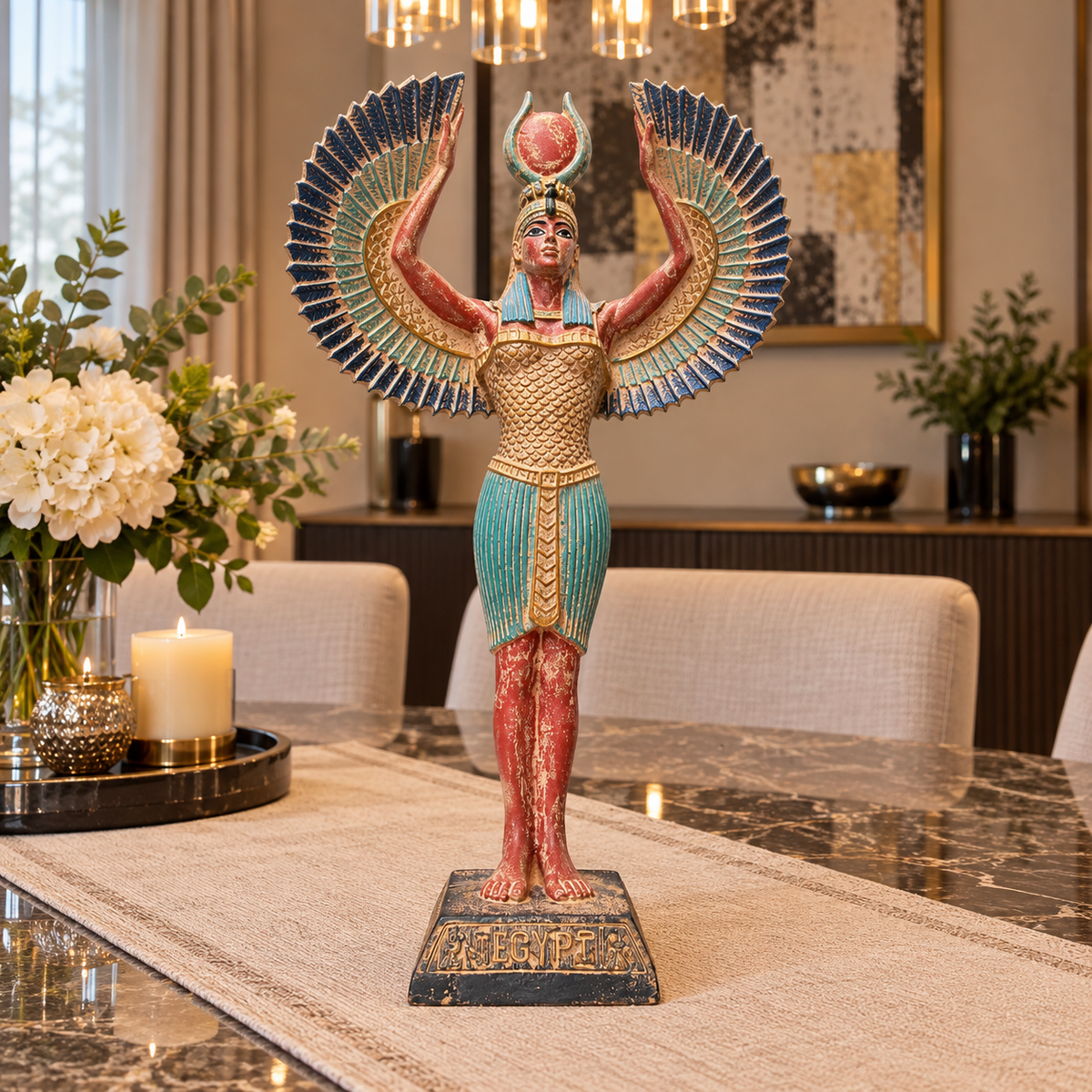 Estatua de la Diosa Isis Alada